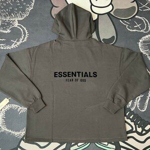 Fear of God Dark Grey Hooded Sweatshirt